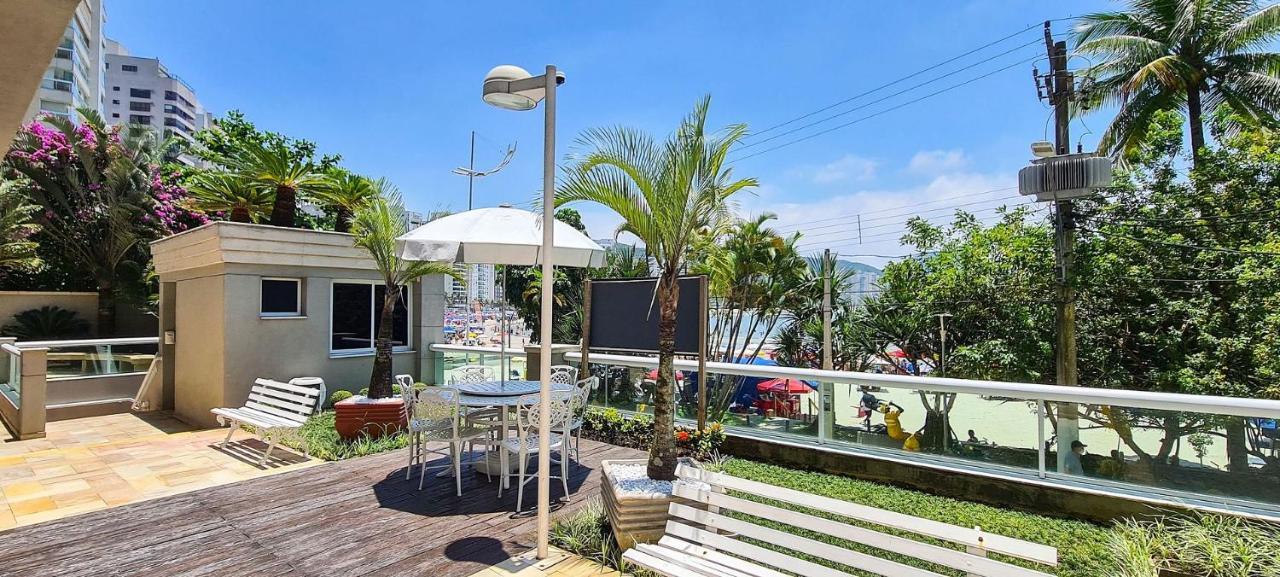 Apto Com Garagem E Lavanderia Em Frente A Praia Γκουαρούχα Εξωτερικό φωτογραφία